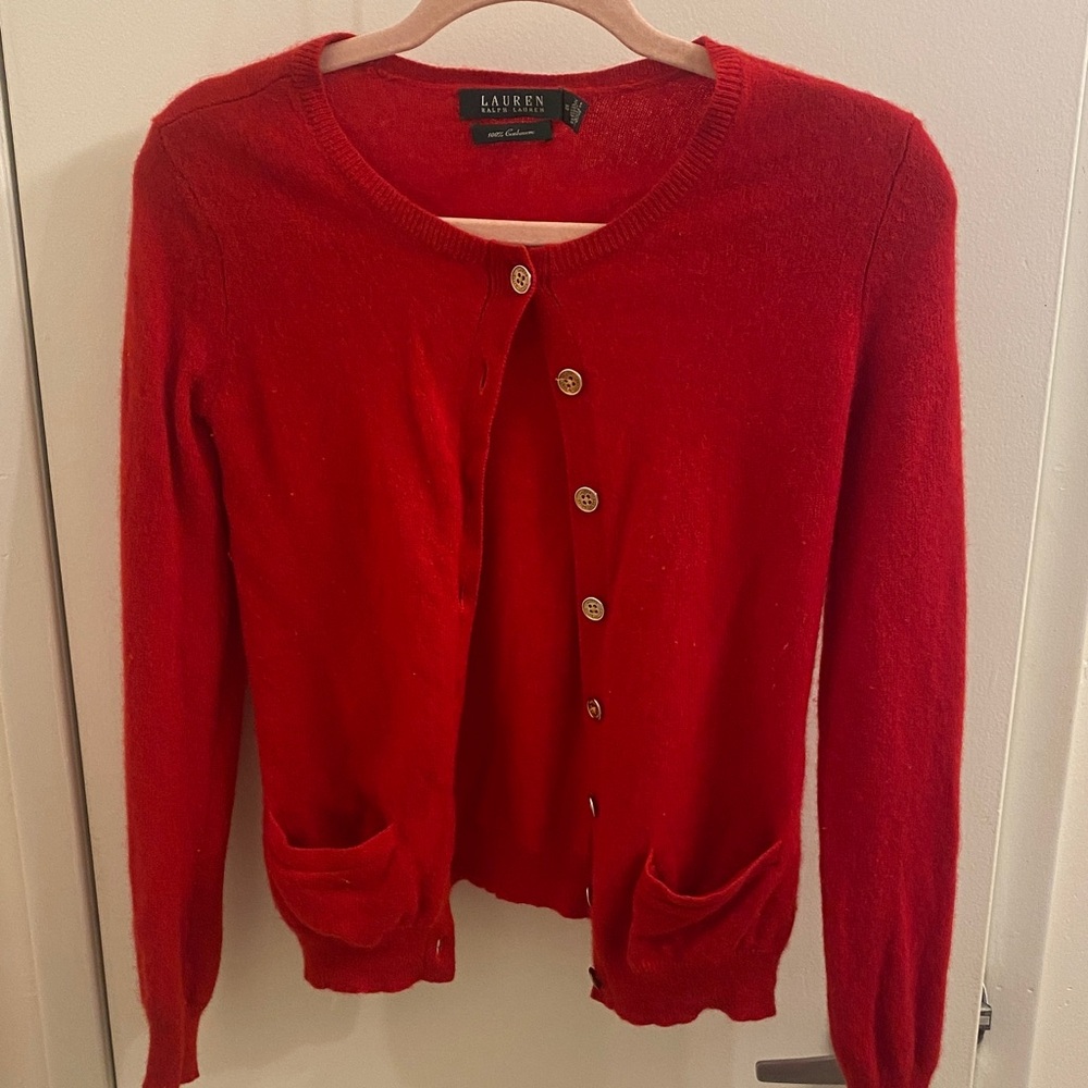 Lauren Ralph Lauren Red Women's Sweater